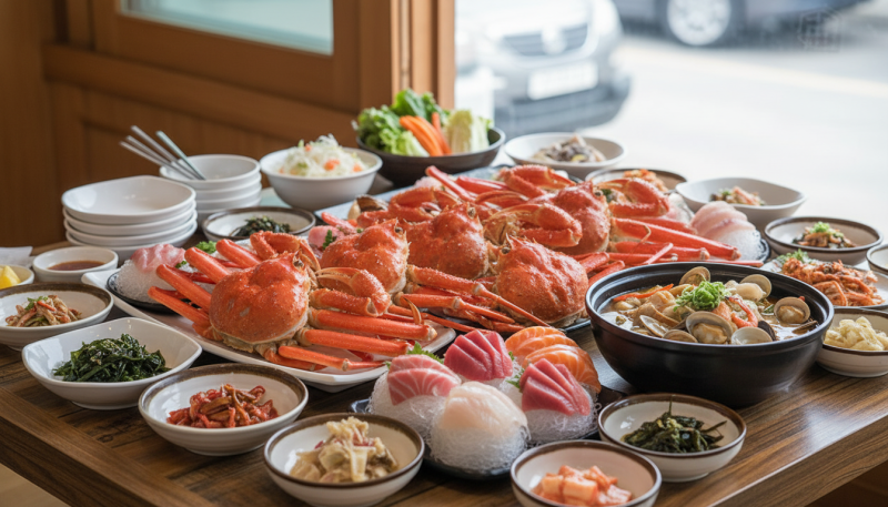 강릉 홑게 맛집만큼 부드러운 홍게 서비스와 대게 무한리필 급 푸짐함