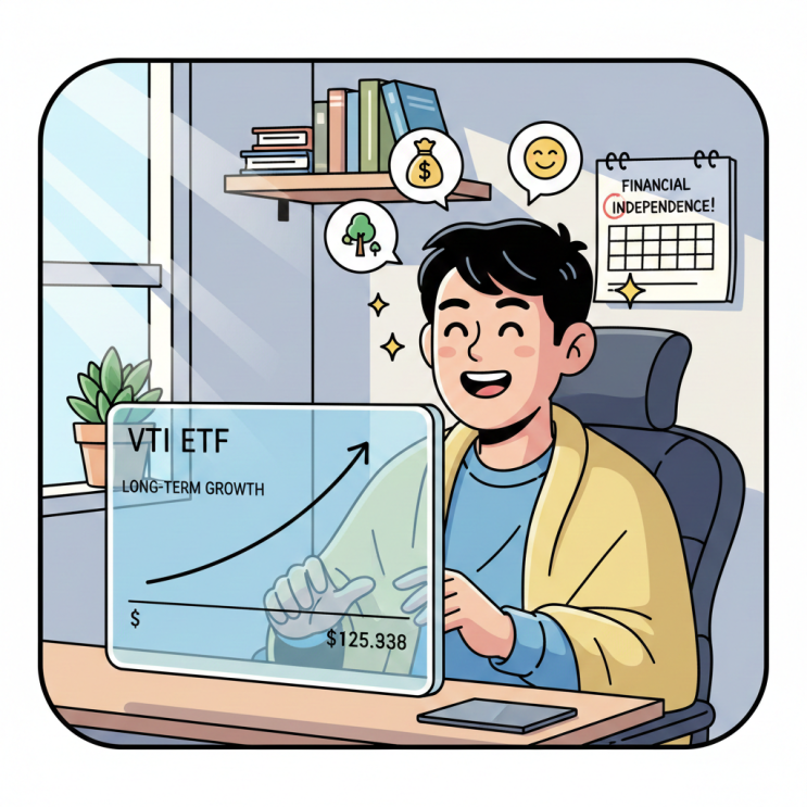  시장 침체기에 단 한 종목의 ETF만 평생 보유해야 한다면 선택할 VTI ETF
