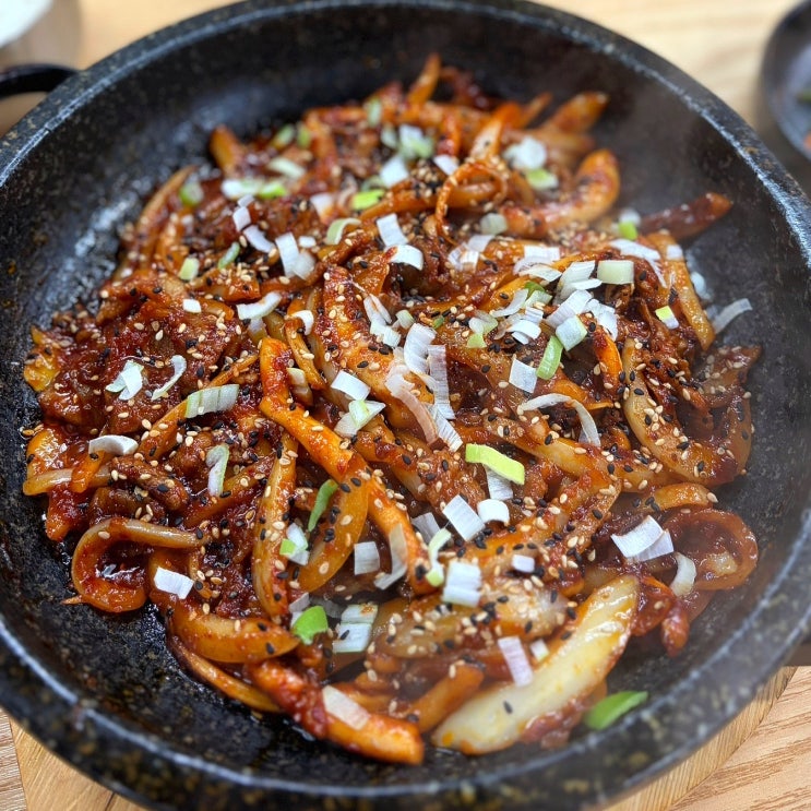  광주 상무지구 시청 맛집 수완식당 돌판 오삼불고기 솔직후기