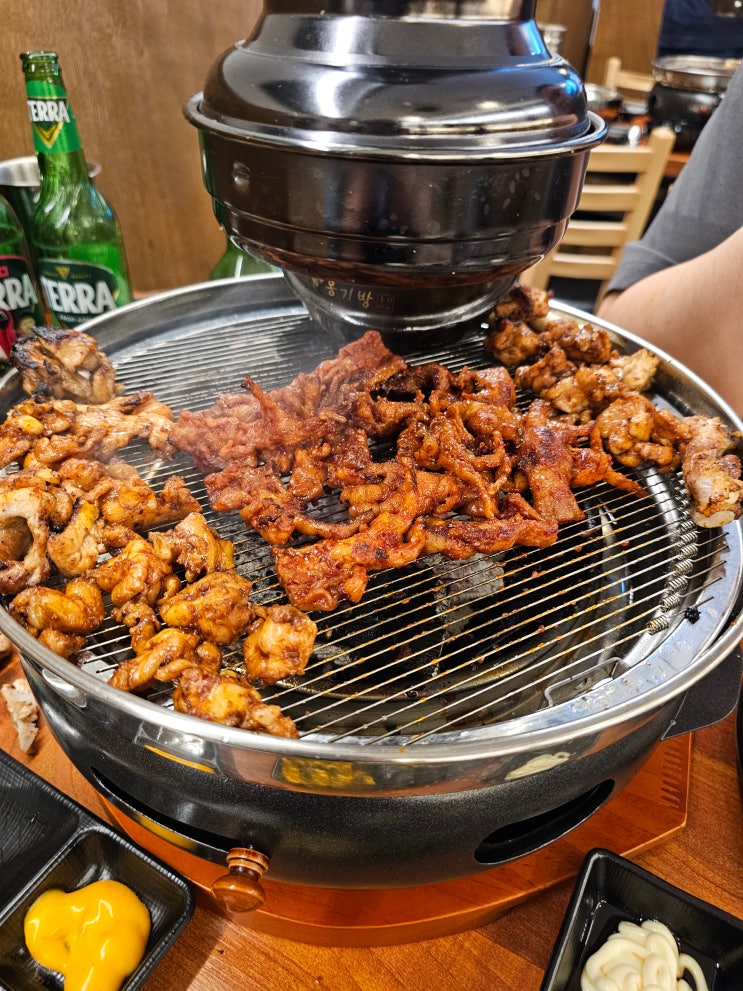  월성 이마트 근처 신선한 닭 숯불 구이를 먹을 수 있는 다올숯닭