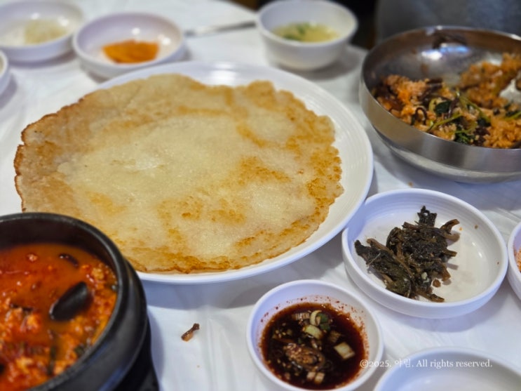  속초 애견동반식당 초당본점 순두부 후기 (순두부얼큰이,감자전)