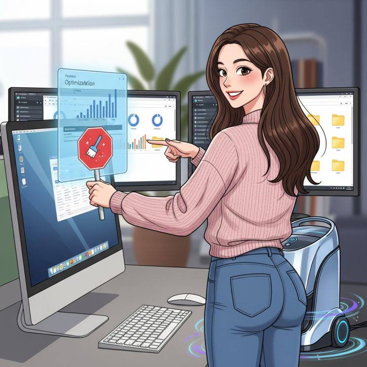  컴퓨터 최적화 프로그램 없이 속도 10배 올리기