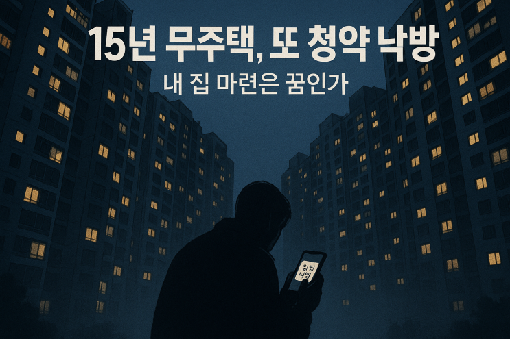  내 집 마련, 15년 무주택자의 또 다른 청약 낙방 "내 집 마련은 꿈인가?"