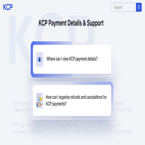 KCP 결제내역 어디서 보나｜환불·취소 확인까지 정리 : 네이버 블로그
