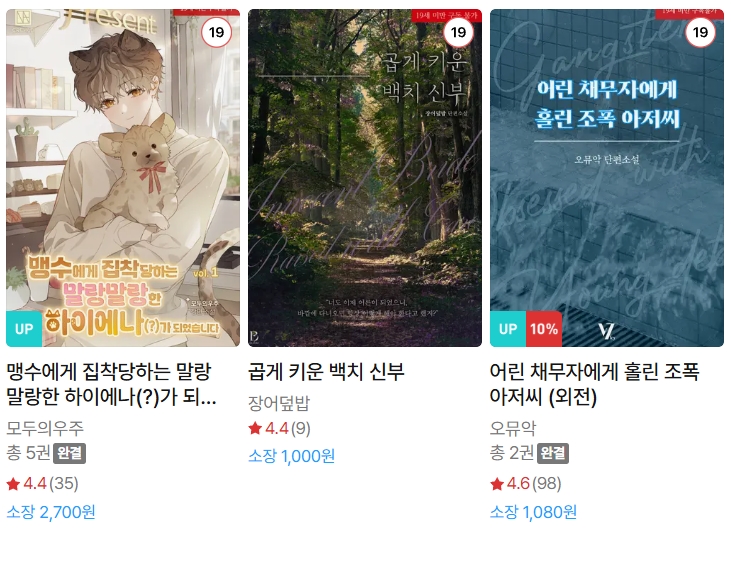  BL소설 신간) 25년 11월 24일 신간