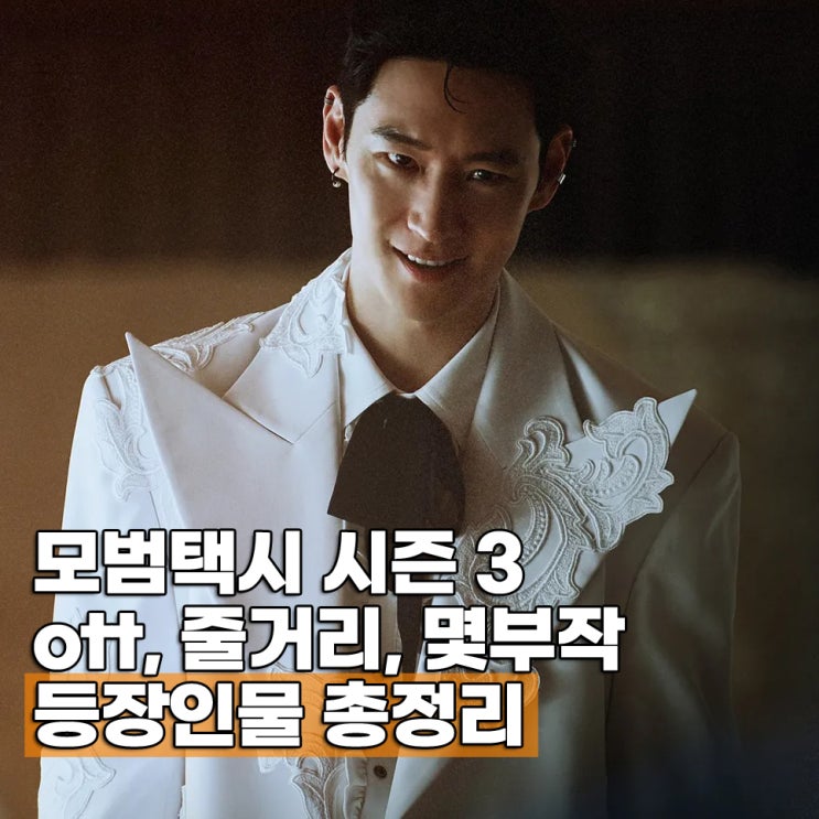  모범택시 시즌3 ott 보는 곳 순서 등장인물 줄거리 몇부작 넷플릭스