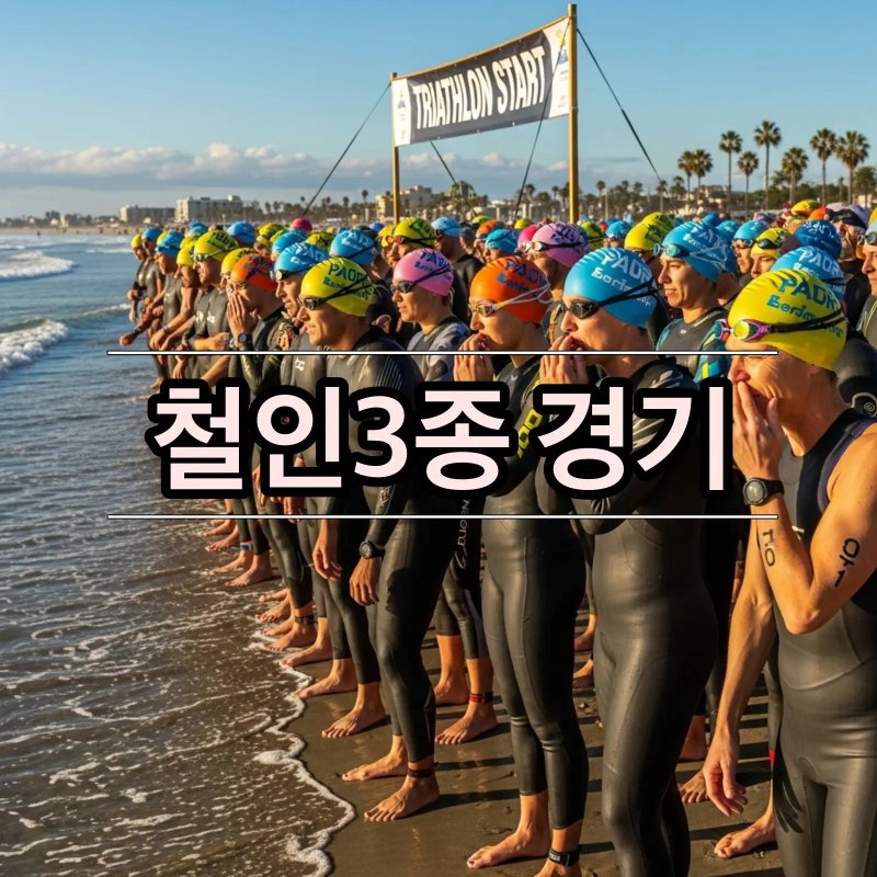 철인 3종 경기 종목 : 종류 완벽 정리 거리 순서