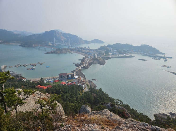  군산 장자도 대장봉 등산 주차장 전망대 고군산군도 섬 여행