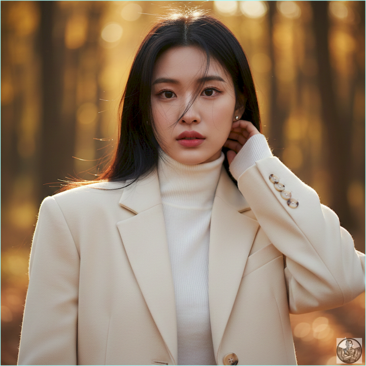  여자 가을 자켓 코디, 단풍 배경에서 나만 주인공 되는 법