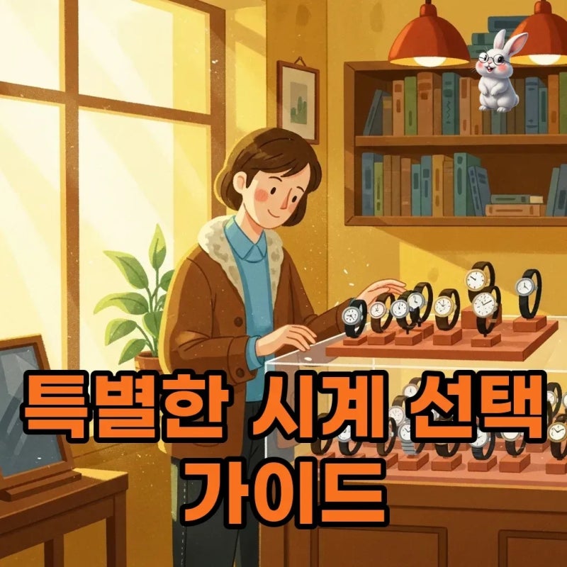 강승윤 시계, 나만의 시계매장에서 찾는 특별한 워치 선물