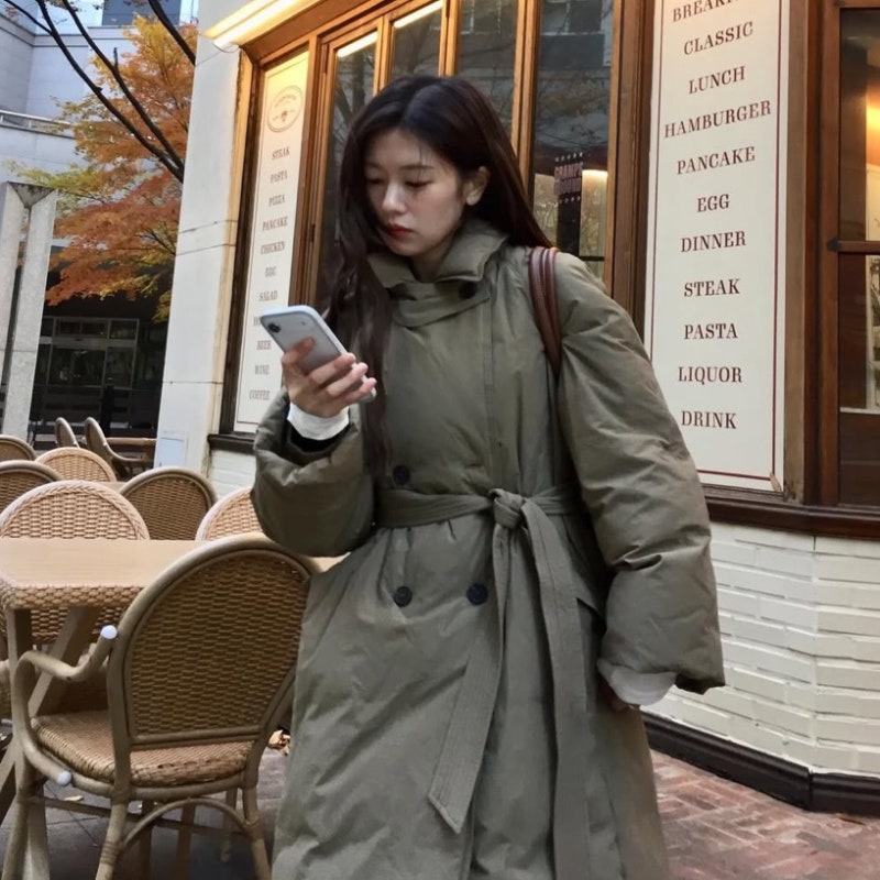 반응 좋은 정소민 데일리룩 패딩 코트 정보