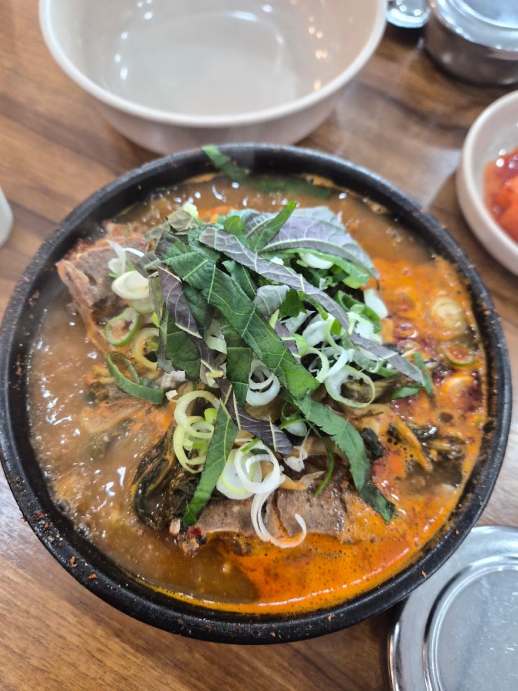  [아산 배방 북수리 월천지구 맛집] 해장대장얼큰뼈다구 본점 양 푸짐하고 국물 진한 뼈해장국 현지인 맛집!
