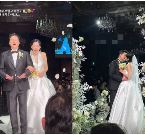 [영상] 이장우조혜원 결혼식 현장 공개...'<b>주례</b>' <b>전현무</b>에 깍듯... 