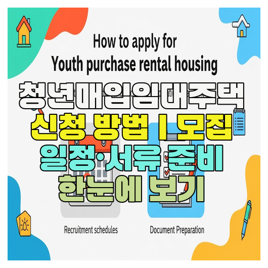  청년매입임대주택 신청 방법｜모집 일정·서류 준비 한눈에 보기