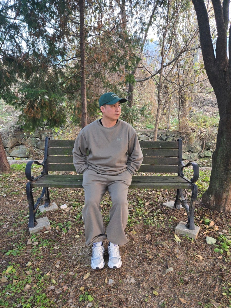 따뜻한 남자 기모 런닝복 세트 꾸안꾸 기모 츄리닝