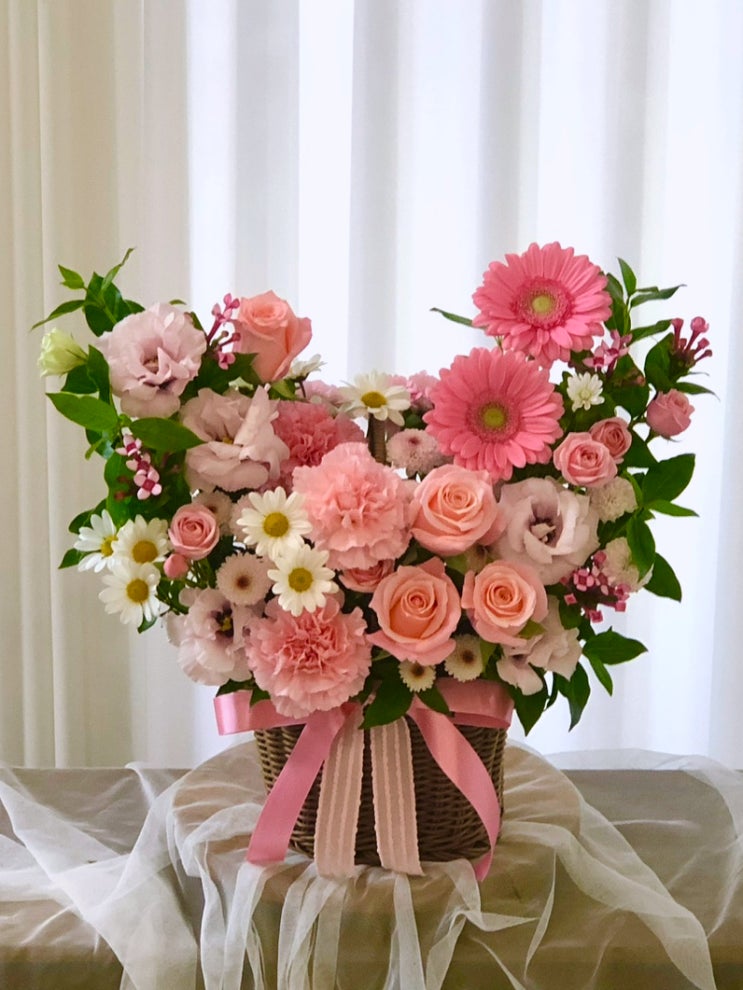  파장동꽃집 생신축하꽃바구니 (수원꽃바구니, 수원생신꽃바구니, 수원축하꽃바구니, 온무드플라워스튜디오)
