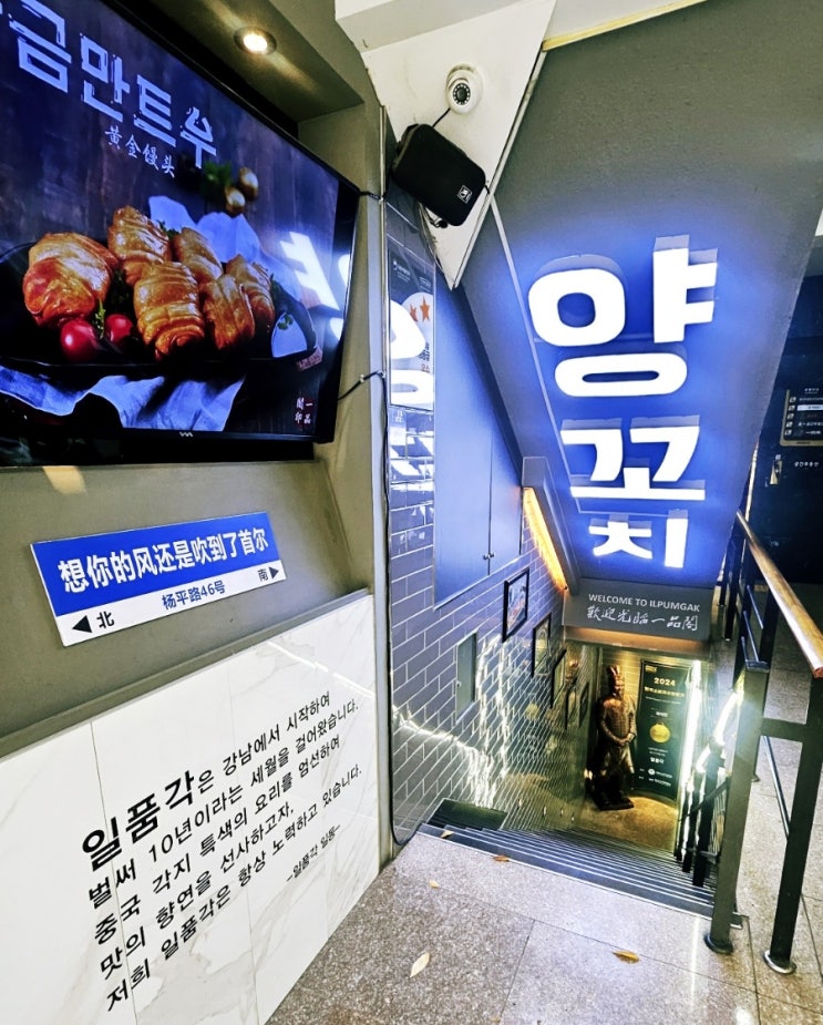  당산맛집 연말모임장소 양꼬치 일품각 맛집추천