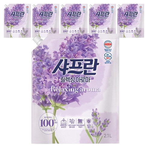  샤프란 섬유유연제 릴렉싱 아로마 리필