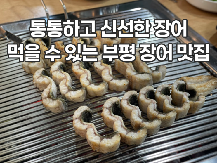  부평 장어 맛집 마당숯불구이에서 신선한 장어구이 먹어봄