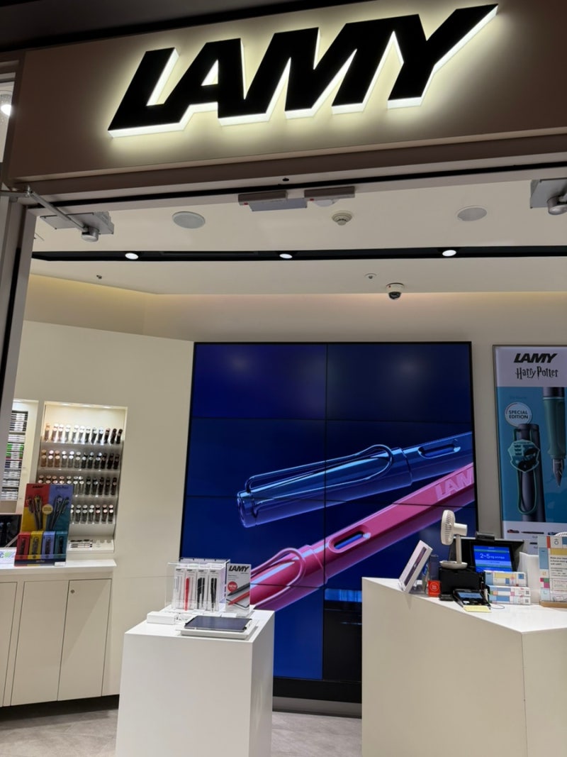 스타필드 코엑스 라미(LAMY) 샤프 구매 후기 — 중학생·고등학생 인기템, 각인까지 완벽!