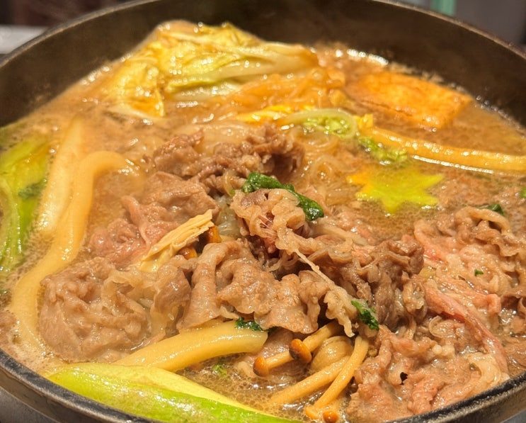  오사카 신사이바시 맛집 추천 스키야키 후지모토 내돈내산 후기
