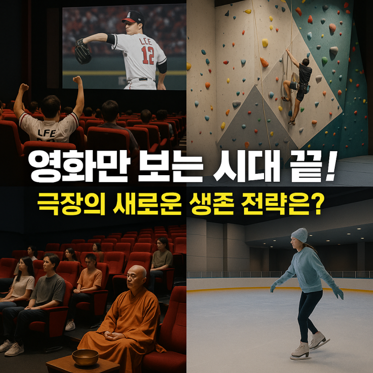  영화만 보는 시대 끝! 극장의 새로운 다변화