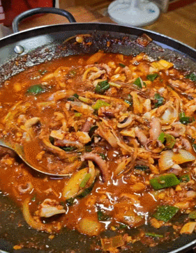 통영 여객선터미널 맛집 오뚜기식당 낙지볶음 아침식사 가능