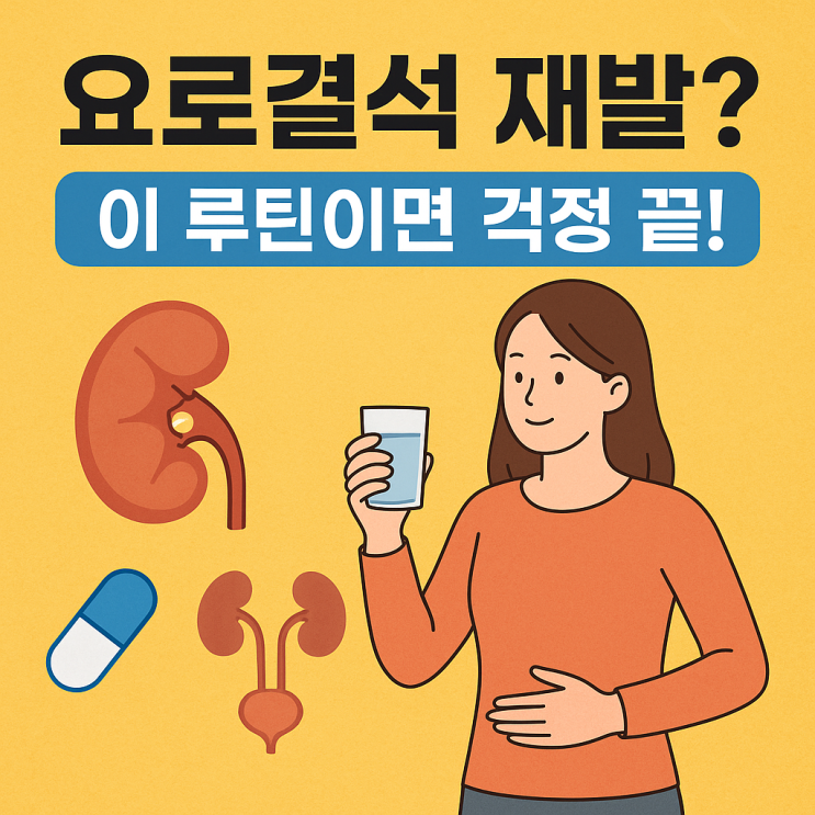  요로결석 재발 막는 생활 루틴 – 하루 루틴으로 끝내는 관리법
