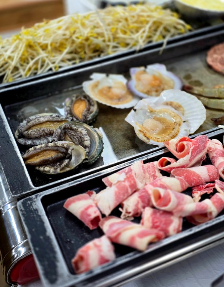  서울근교 화성 맛집! 바다가 보이는 횟집, 해산물 삼합 - 궁평항횟집