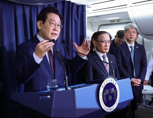  “<b>훈련</b> 안 해도 되는 평화체제 가능” — 이재명 <b>한미훈련</b>... 