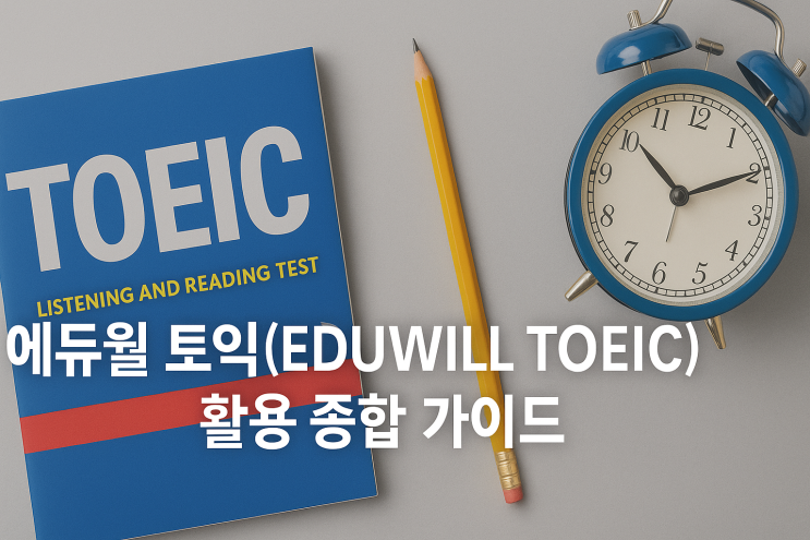  에듀윌 토익(EDUWILL TOEIC) 활용 종합 가이드