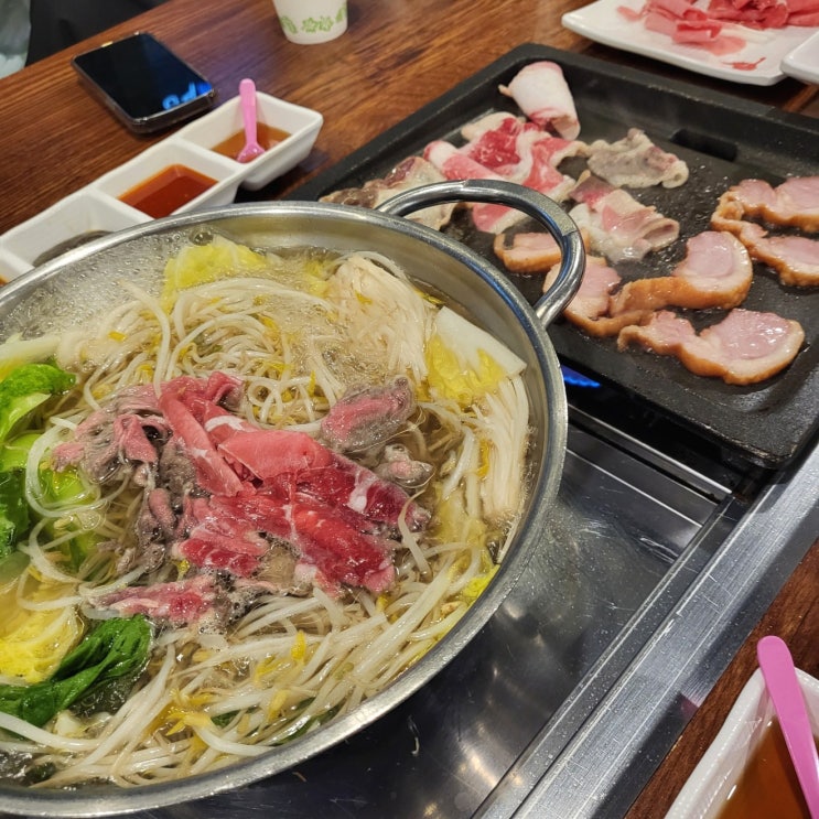  대치동 샤브샤브 무한리필 한티역 맛집 퀸즈가든 대치점