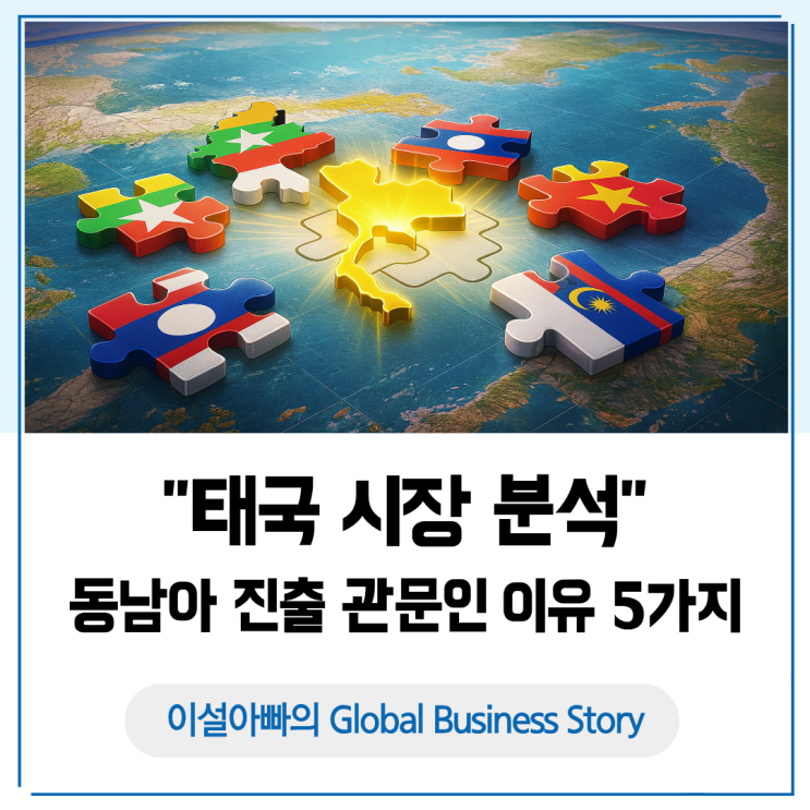  태국 시장 분석: 동남아 진출 핵심 거점으로 꼽히는 이유 5가지