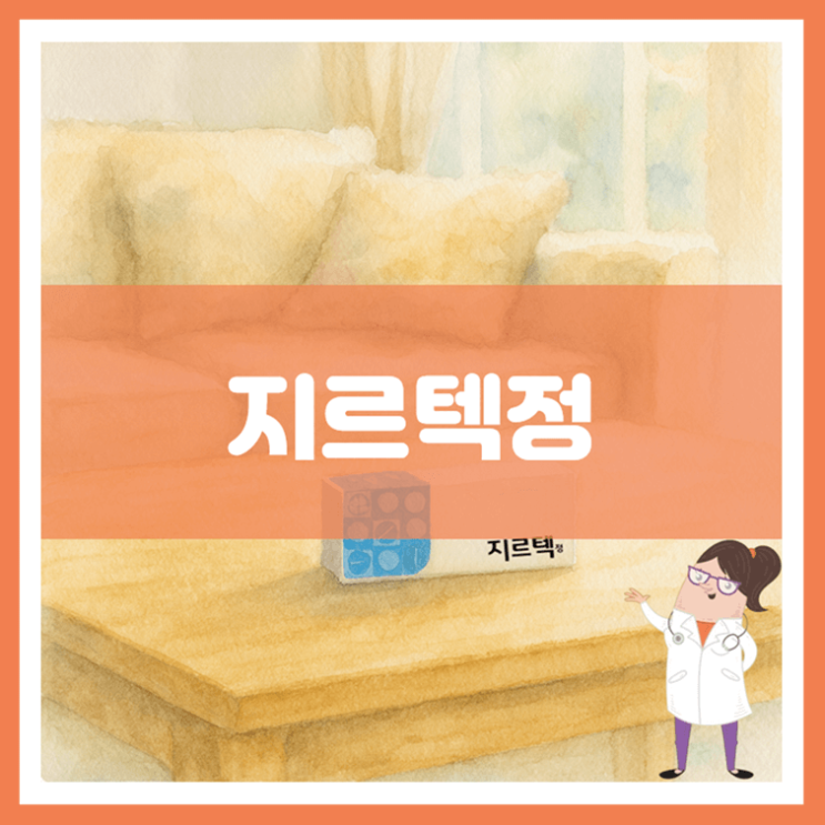  지르텍정 효능 섭취방법 부작용