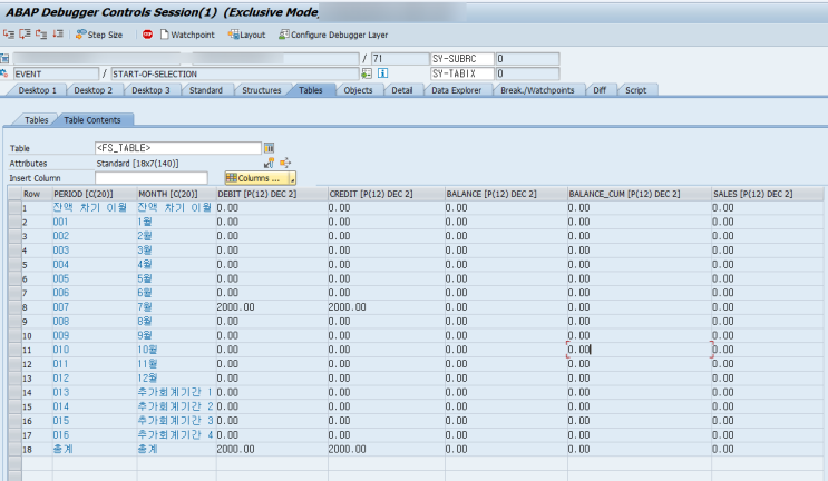  SAP ABAP - 다른 프로그램의 Data 추출하기