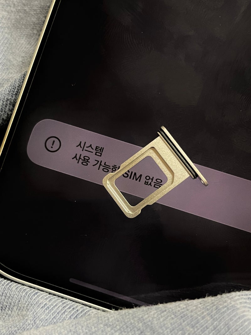 자급제 아이폰 skt 유심 인식안됨 sim 서비스 없음 오류 해결 방법