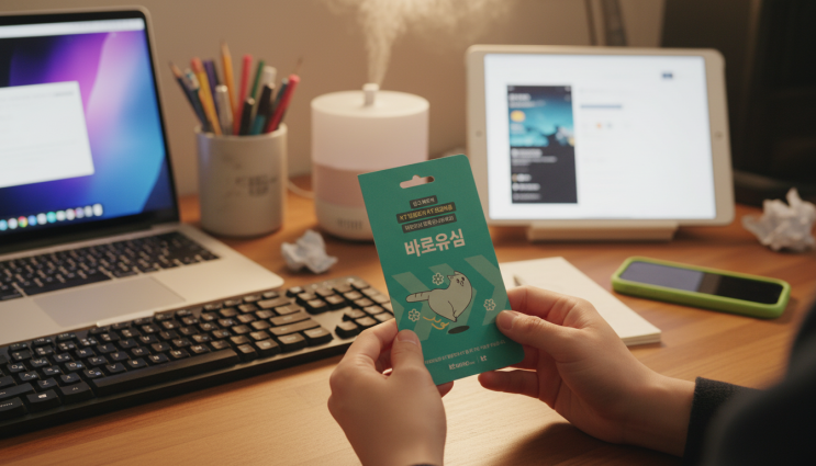  CU 바로유심을 활용한 선불폰 신규 번호 개통 절차