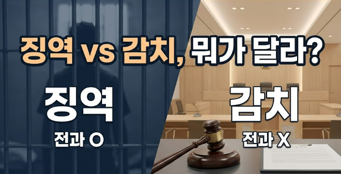  감치, 징역이랑 뭐가 다를까? 감치재판 받고 유치장 가는 '3가지' 결정적 차이