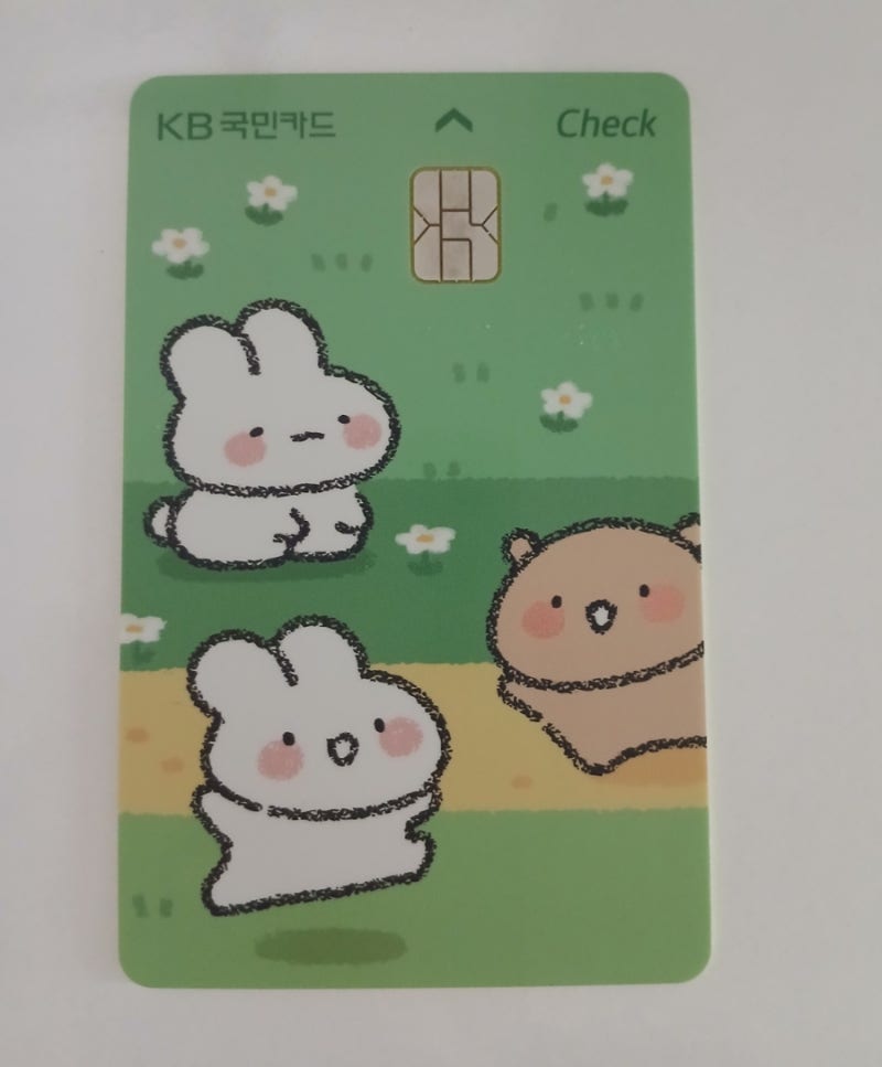 KB국민 토심이 체크카드(실물) 신청 방법, 수령후기