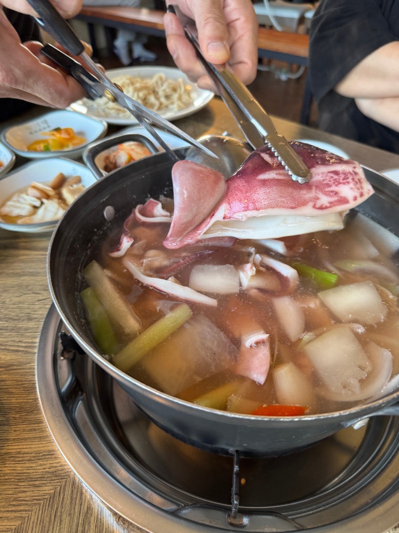 [태안맛집] 정가네 박속낙지탕 - 박속낙지탕,우리 밀 칼국수