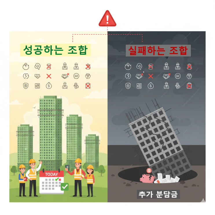  실패하는 지역주택조합의 12가지 징조, "우리 조합은 안전할까?"