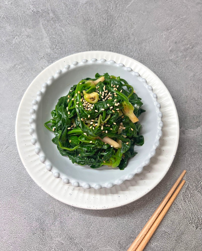 시금치무침 레시피 시금치나물 반찬 만드는 법 손질 시금치 요리
