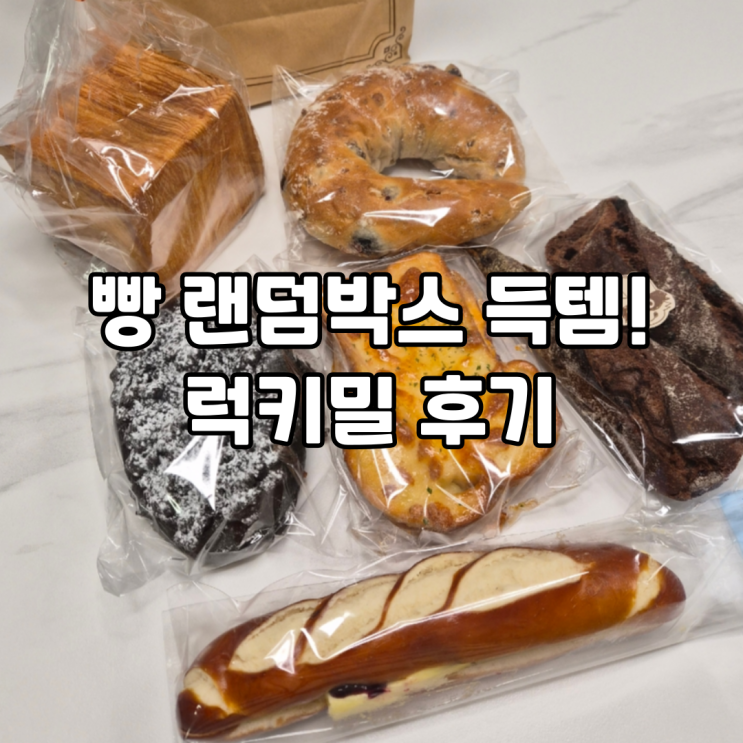  베이커리 마감 할인 앱 '럭키밀' 이용 후기빵순이 필수 앱, 가성비 미쳤다!