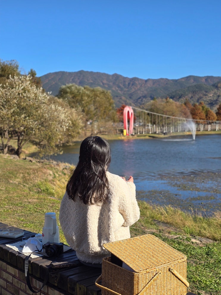  하동 카페 리화 동정호 하동 소풍 가든피크닉