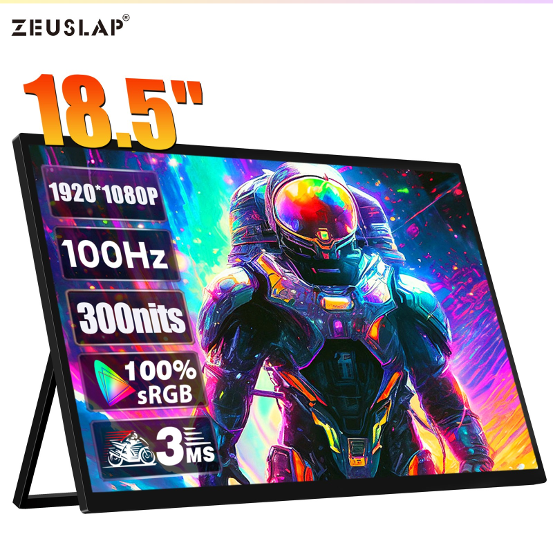 ZEUSLAP 제우스랩 18.5인치 100hz IPS 휴대용 모니터