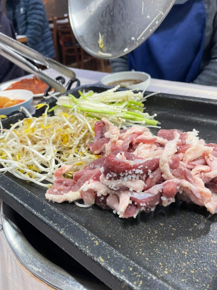  생오리 판매하는 군산오리고기 맛집 나운동 고방골 생오리소금구이 예약필수 능이오리백숙 군산핫플 군산야장