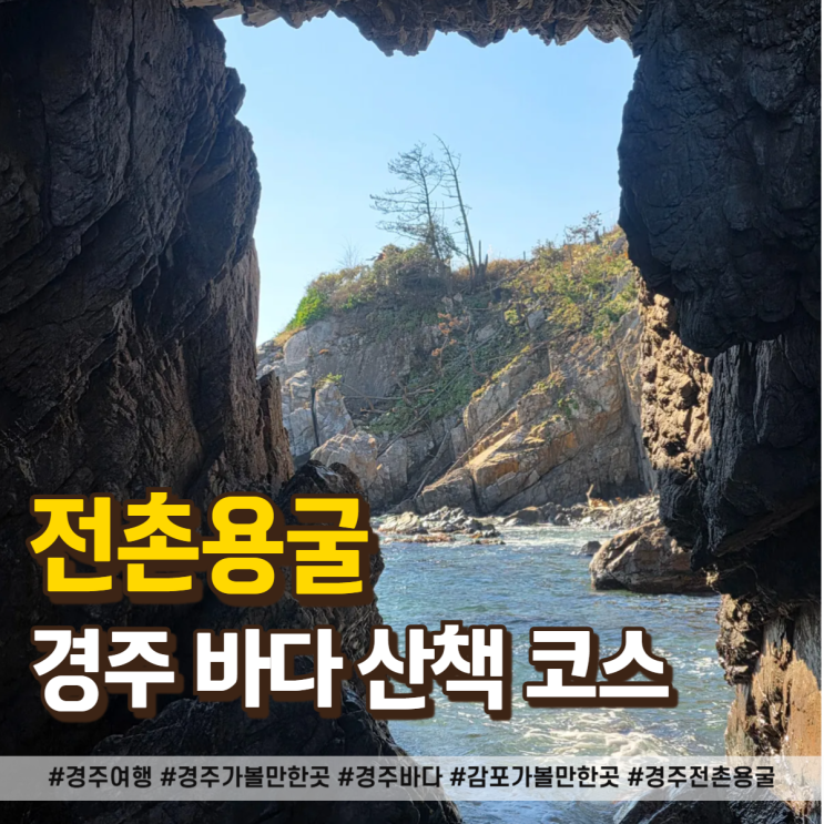  경주 바다 숨은 명소 전촌용굴 감포 둘레길 산책 코스