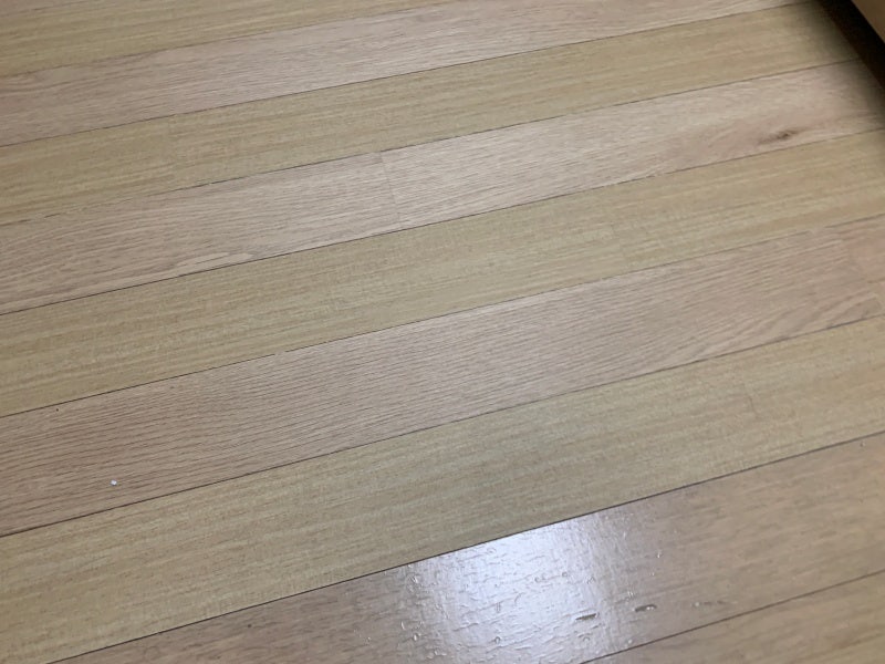 강마루보수 물먹어 변색된 구로 아파트 바닥 복원 시공