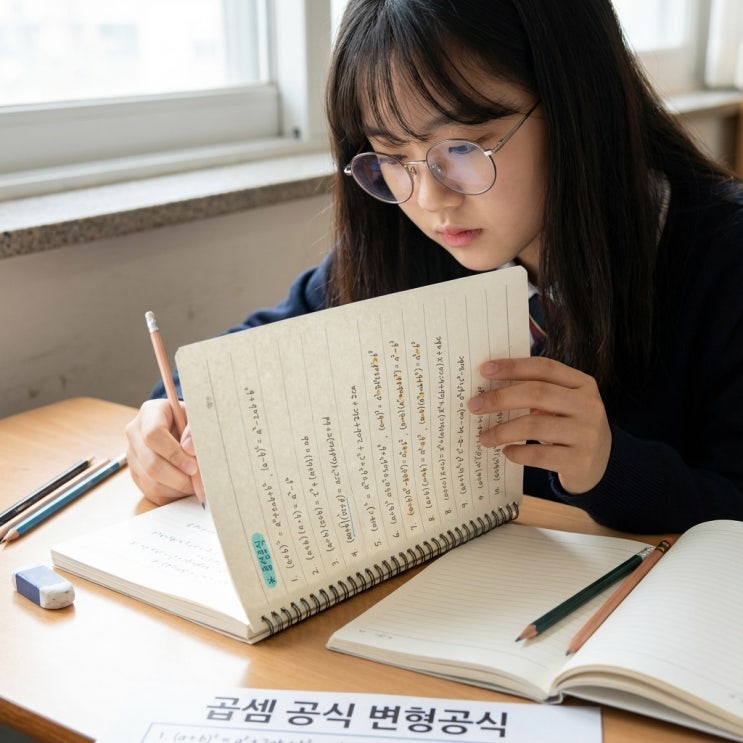  곱셈공식 변형공식 (중3 , 고1수학) 과 연습문제
