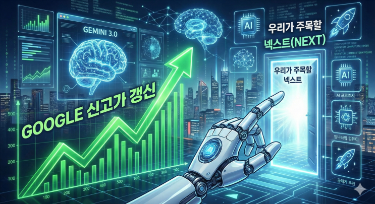  구글 신고가 갱신, 제미나이 3.0이 바꾼 판도와 우리가 주목할 '넥스트(Next)'